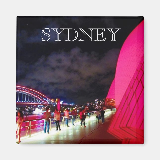 sydney red magnet (Front)