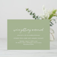 Sydney Sage Green Modern Wedding