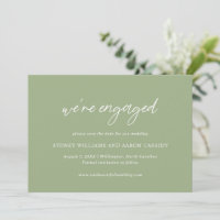Sydney Sage Green Modern Wedding
