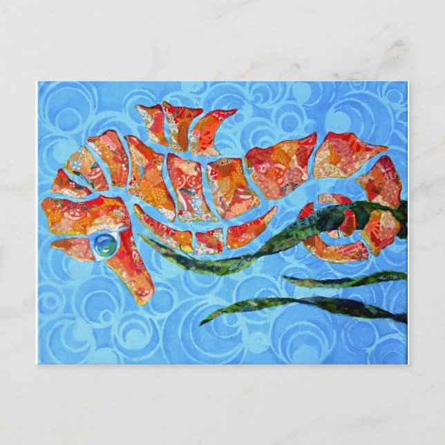 Sydney - seahorse collage postcard (Front)