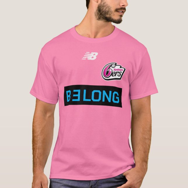 Sydney Sixers BBL Fan Jersey T-Shirt (Front)