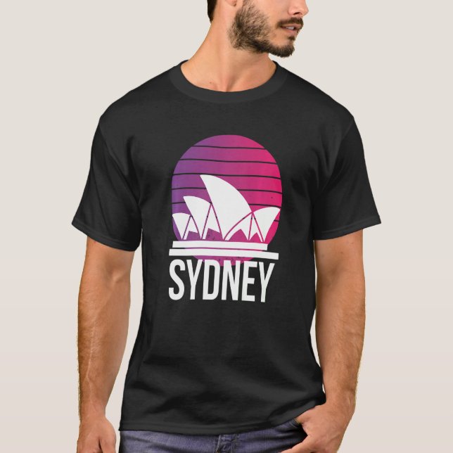 Sydney Sunrise Opera House In Australia South Wale T-Shirt (Front)