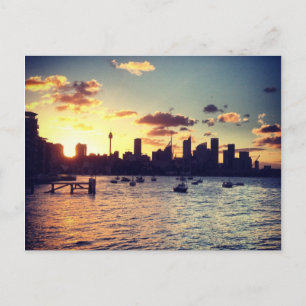 Sydney Sunset Postcard