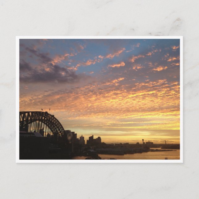 sydney sunset postcard (Front)