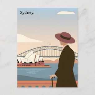 Sydney vintage postcard