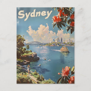 Sydney vintage postcard