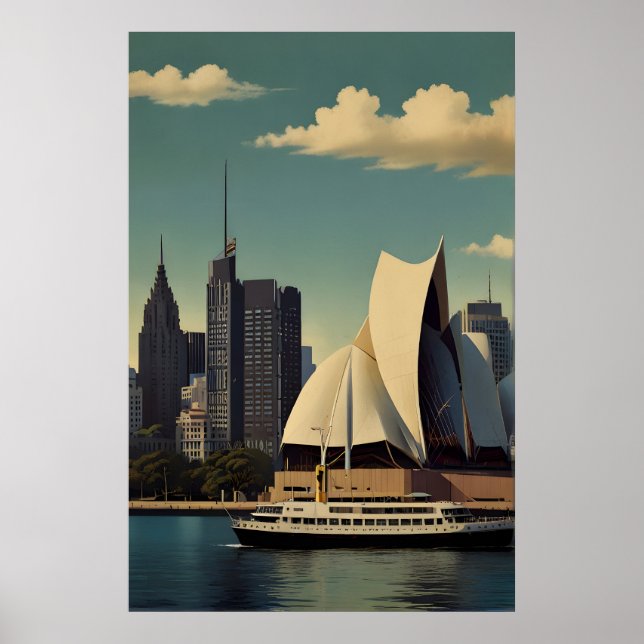 Sydney vintage poster (Front)