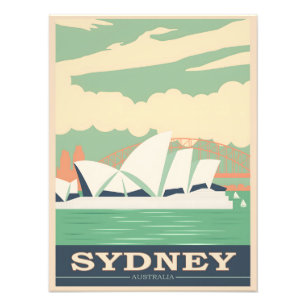 Sydney vintage poster