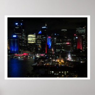sydney vivid lights poster