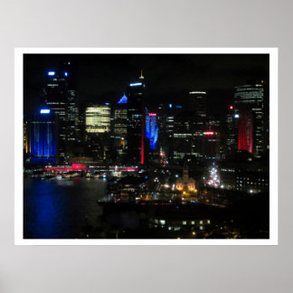 sydney vivid lights poster