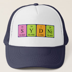 Sydni periodic table name hat