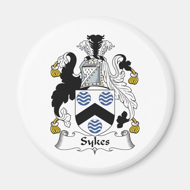 Sykes Family Crest Magnet (Front)