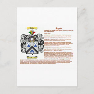 sykes (meaning) postcard