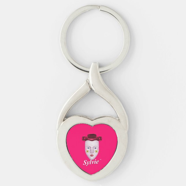 Sykvie Pink Key Ring (Front)