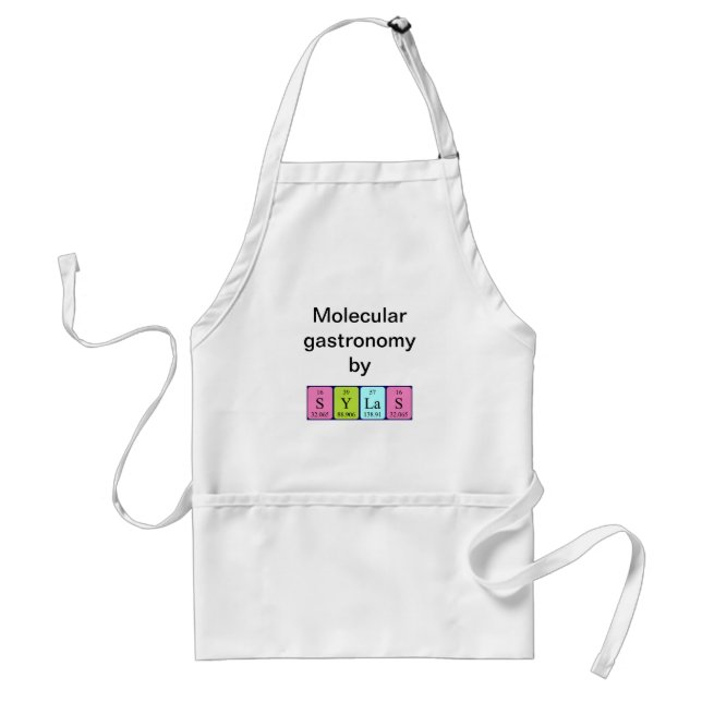 Sylas periodic table name apron (Front)