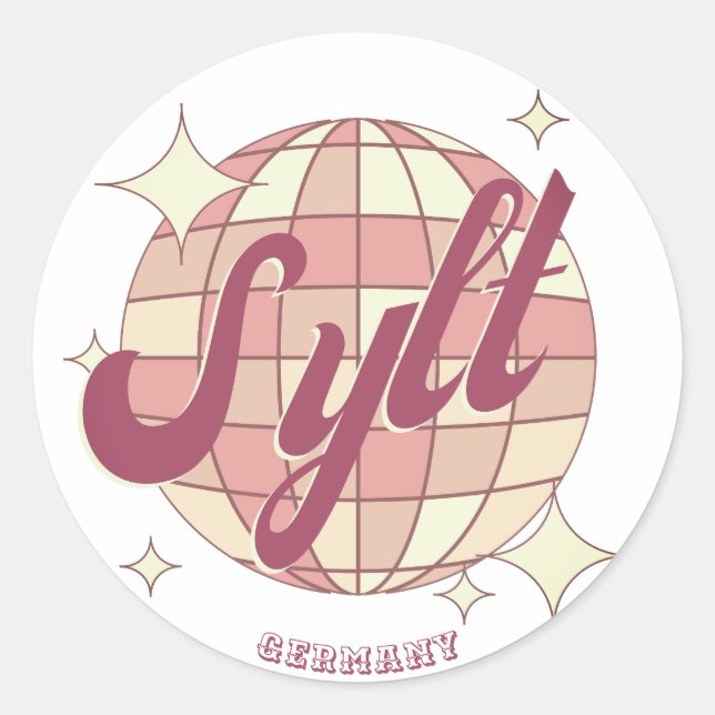 Sylt Deutschland Sticker Deko (Front)