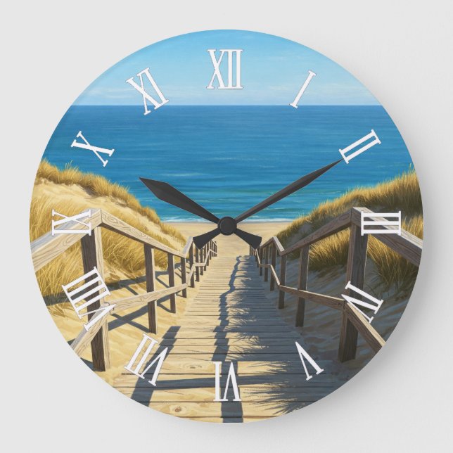 Sylt Germany Travel Large Clock (Front)