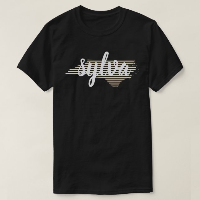 sylva north carolina chill fade T-Shirt (Design Front)