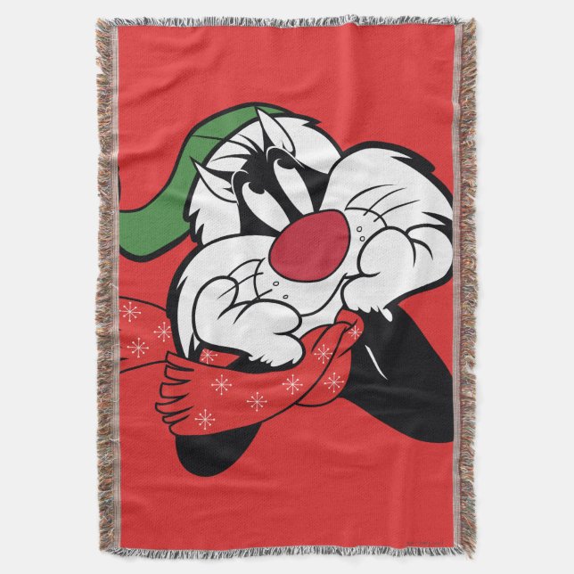 SYLVESTER™ Christmas Thoughts Throw Blanket (Front Vertical)