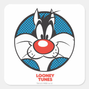 SYLVESTER™ Dotty Icon Square Sticker