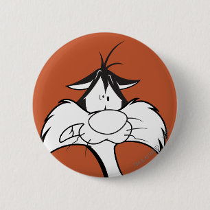 SYLVESTER™ Face 6 Cm Round Badge