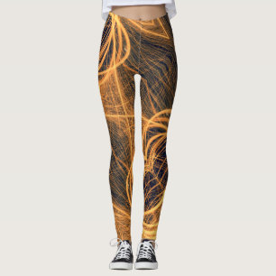 Sylvester Fireworks - Power Yoga Leggings