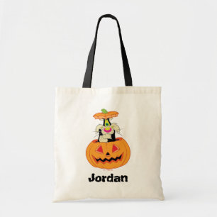 SYLVESTER™ Hiding in a Jack-o-Lantern Tote Bag