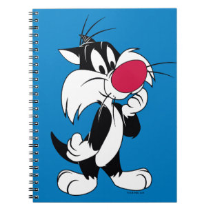 Sylvester Jr.   Classic Pose Spiral Notebook
