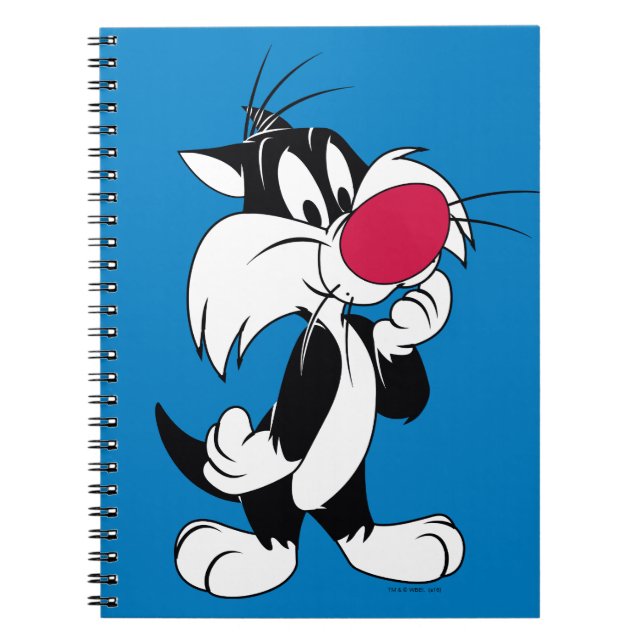 Sylvester Jr. | Classic Pose Spiral Notebook (Front)