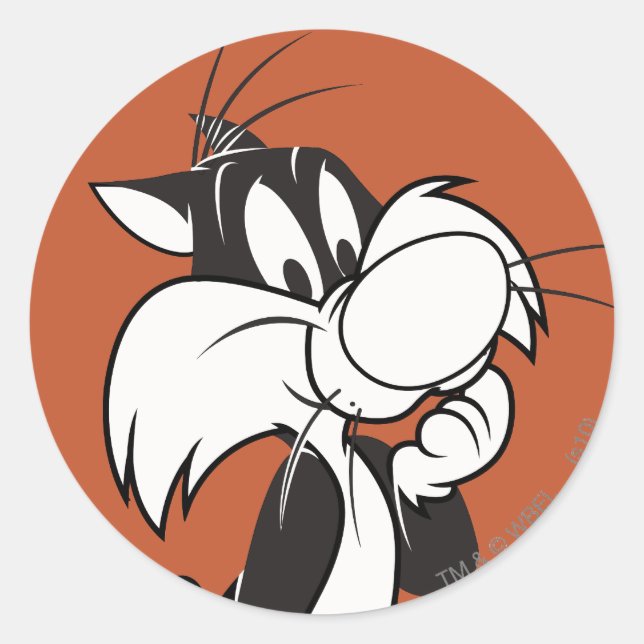 SYLVESTER™ Jr. Classic Round Sticker (Front)