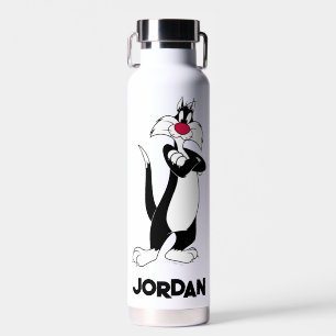 SYLVESTER™ Red Nose   Add Your Name Water Bottle
