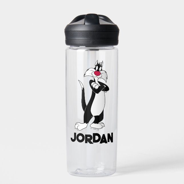 SYLVESTER™ Red Nose | Add Your Name Water Bottle (Front)
