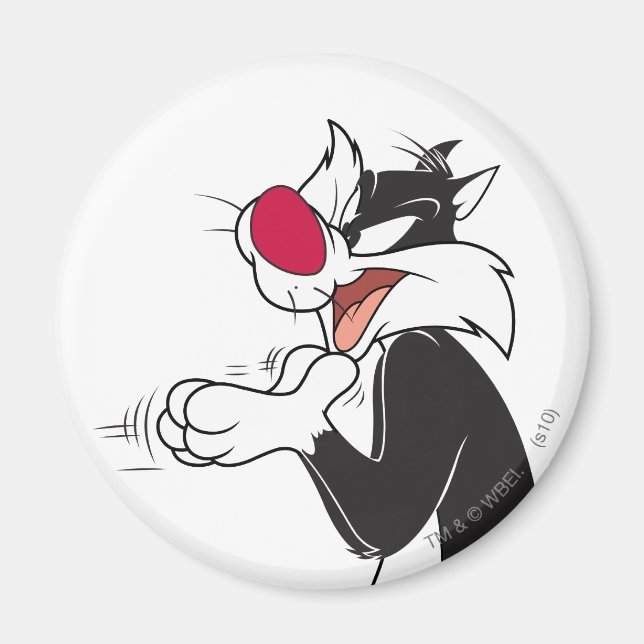 SYLVESTER™ Rubbing Paws Magnet (Front)