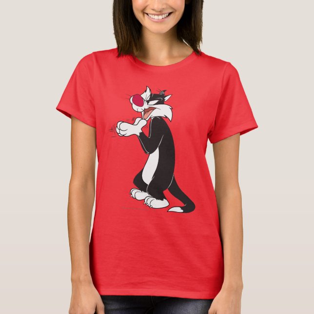 SYLVESTER™ Rubbing Paws T-Shirt (Front)