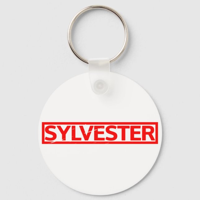 Sylvester Stamp Key Ring (Front)