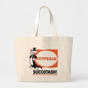SYLVESTER™ Sufferin' Succotash! Large Tote Bag