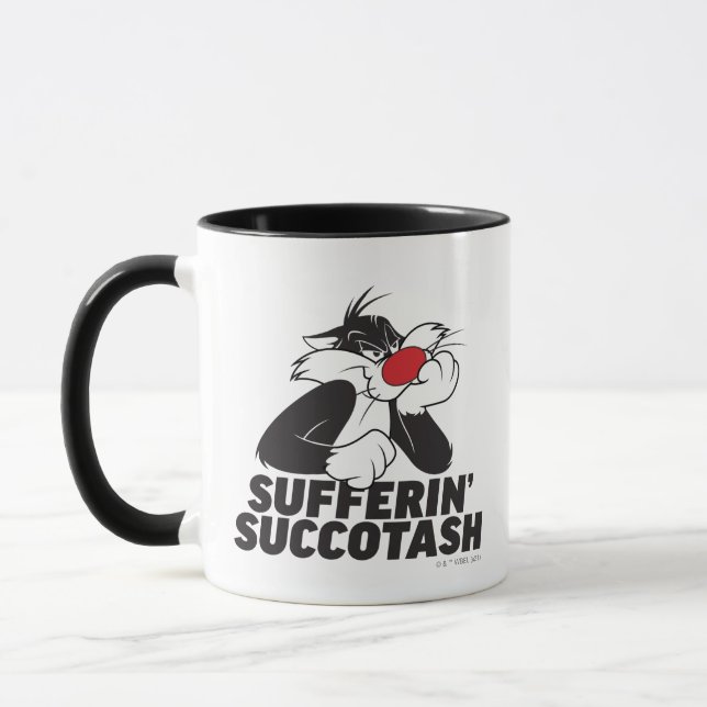 SYLVESTER™ "Sufferin' Succotash" Sulking Mug (Left)