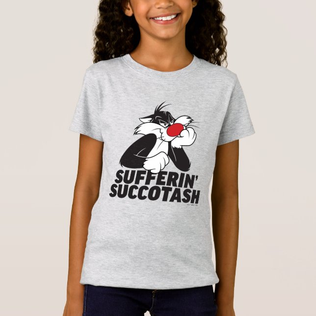 SYLVESTER™ "Sufferin' Succotash" Sulking T-Shirt (Front)
