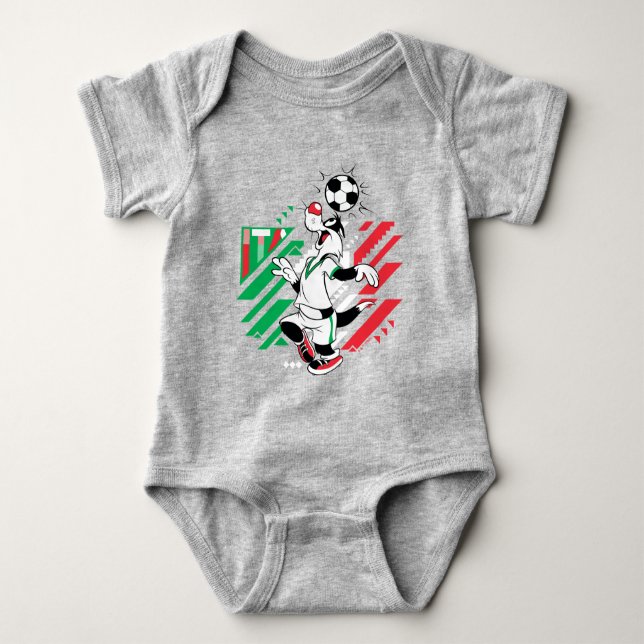 SYLVESTER™ Team Italy Soccer Graphic Baby Bodysuit (Front)