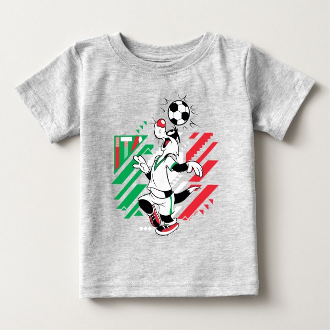 SYLVESTER™ Team Italy Soccer Graphic Baby T-Shirt (Front)