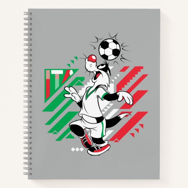 SYLVESTER™ Team Italy Soccer Graphic Notebook (Front)