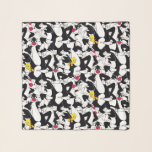 SYLVESTER™ & TWEETY™ Pattern Scarf<br><div class="desc">Check out this LOONEY TUNES™ character art pattern featuring SYLVESTER™ and TWEETY™!</div>