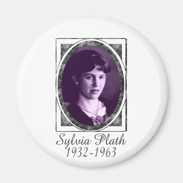 Sylvia Plath Magnet (Front)