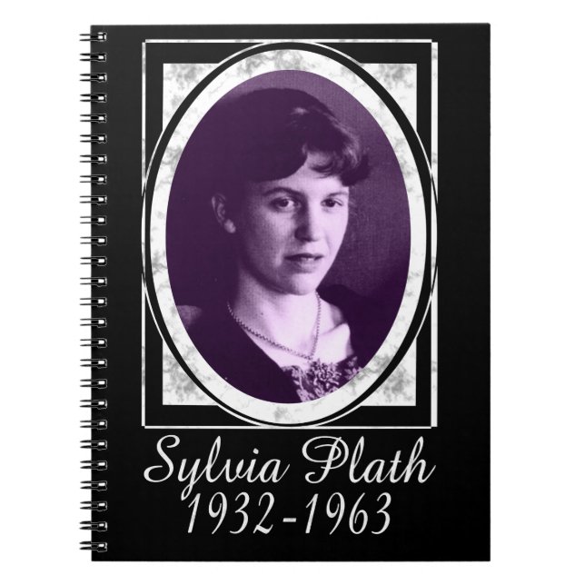 Sylvia Plath Spiral Notebook (Front)