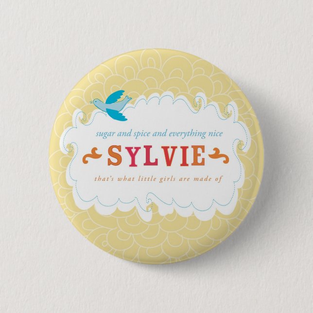 sylvie 6 cm round badge (Front)
