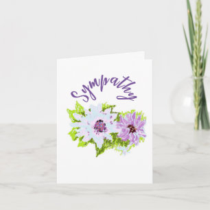 Symapthy Card : Wild Flower's