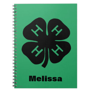 Symbol: 4-H Club Spiral Notebook