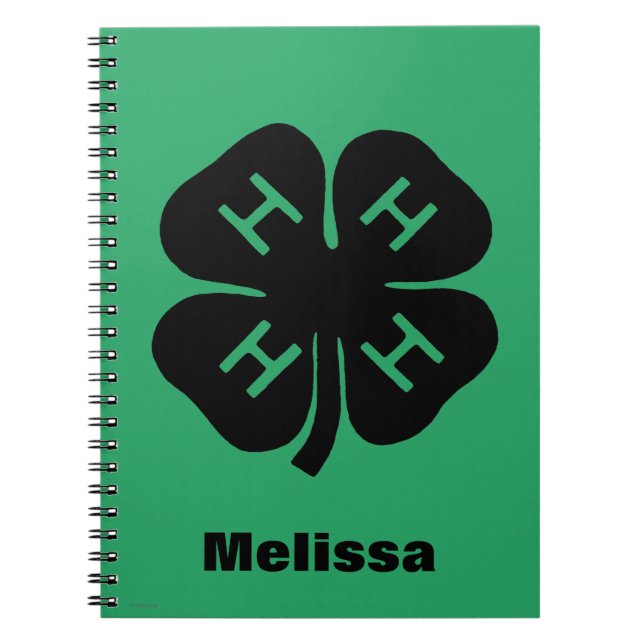 Symbol: 4-H Club Spiral Notebook (Front)