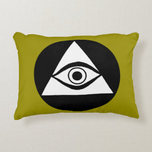 Symbol: All Seeing Eye Decorative Cushion