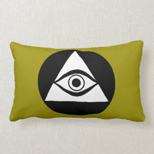 Symbol: All Seeing Eye Lumbar Cushion